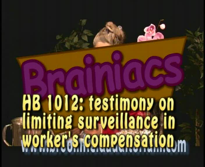 House Bill 1012 on Surveillance of Work Comp Claimants Denver Open Media